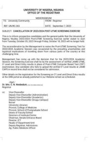 University of Nigeria, Nsukka
