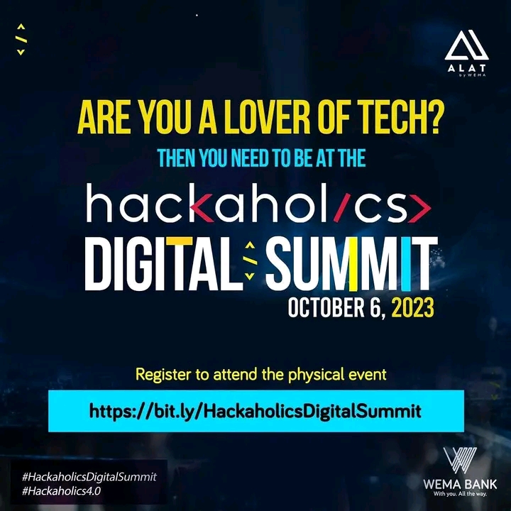 WEMA Bank Hackaholics Digital Summit 4.0.