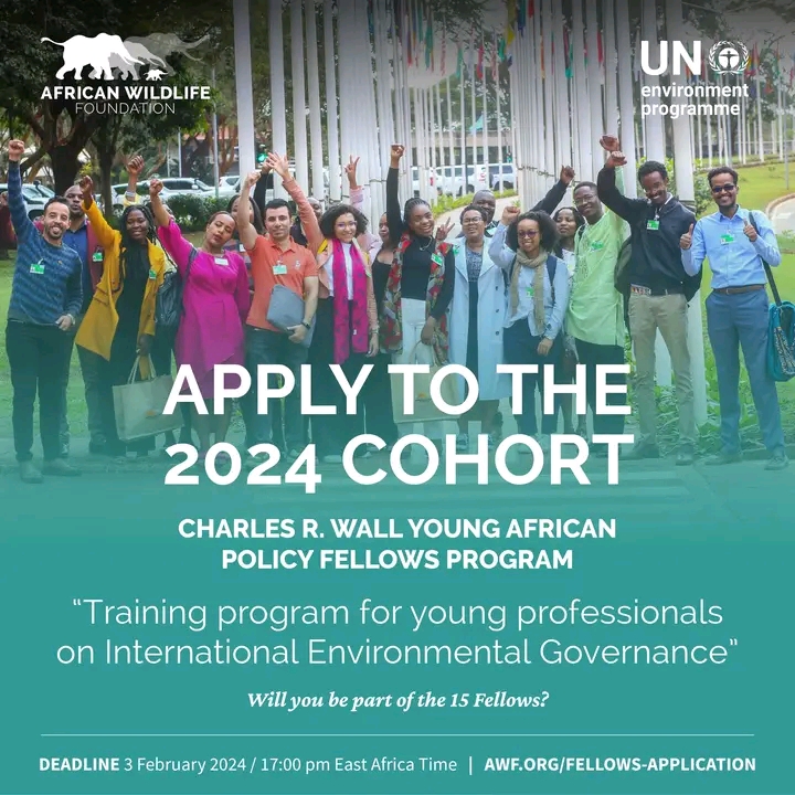 African Wildlife Conservation (AWF) Charles R. Wall Conservation Leadership and Management Fellowship 2024 Cohort