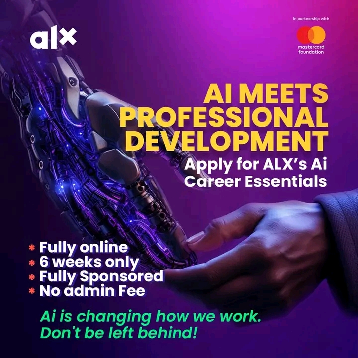 Alx AI Career Essentials Course 2024 (Fully funded by Mastercard)
