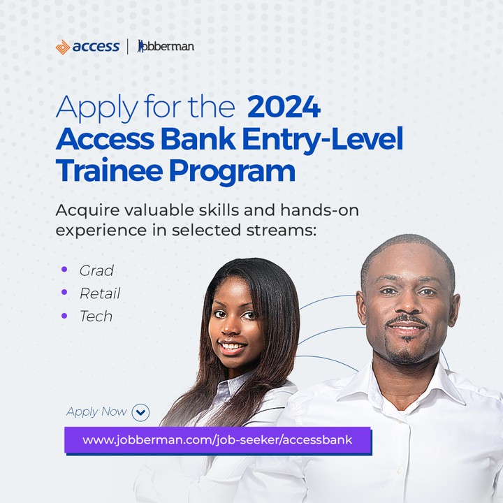 Access Bank Entry Level Recruitment Program 2024