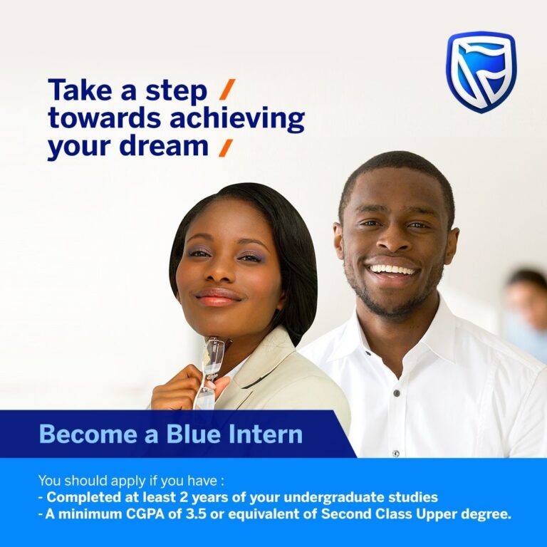 Stanbic IBTC Bank Blue Internship