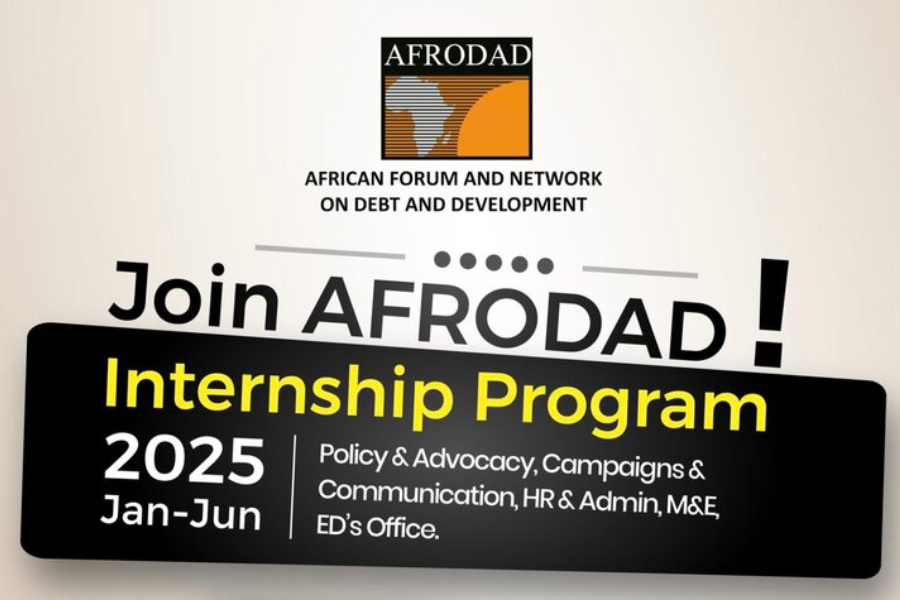 African Forum & Network on Debt and Development (AFRODAD) Internship Program 2025