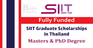 SIIT Graduate Scholarship 2025