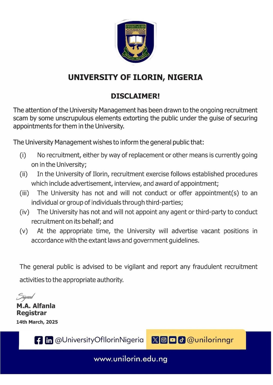 UNILORIN