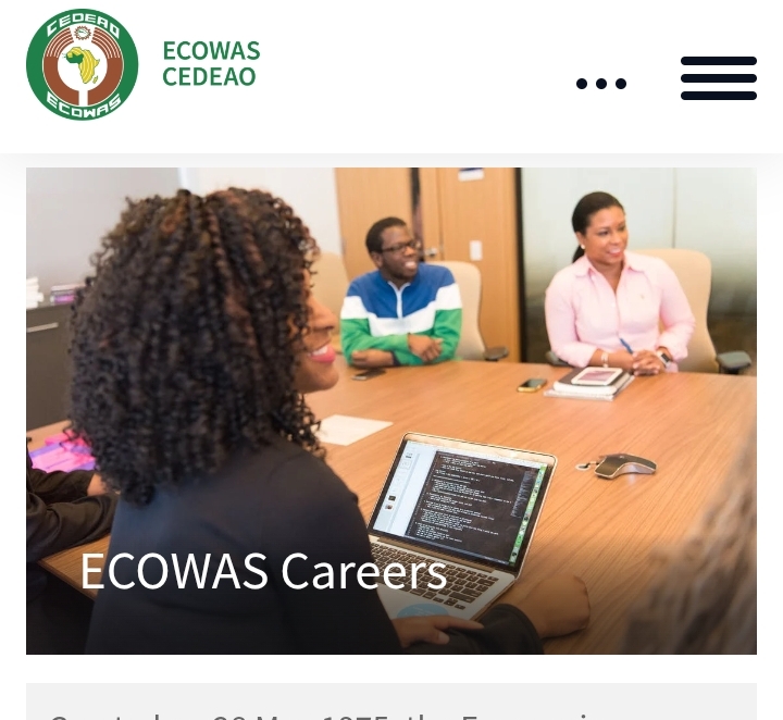 ECOWAS Recruitment 2025
