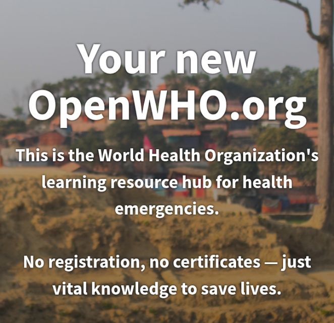 WHO Free Online Courses with Free Certificates 2025