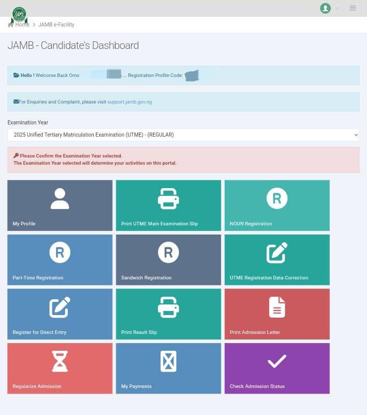 JAMB ACTIVATES PORTAL FOR 2025/2026 ADMISSION PROCESS