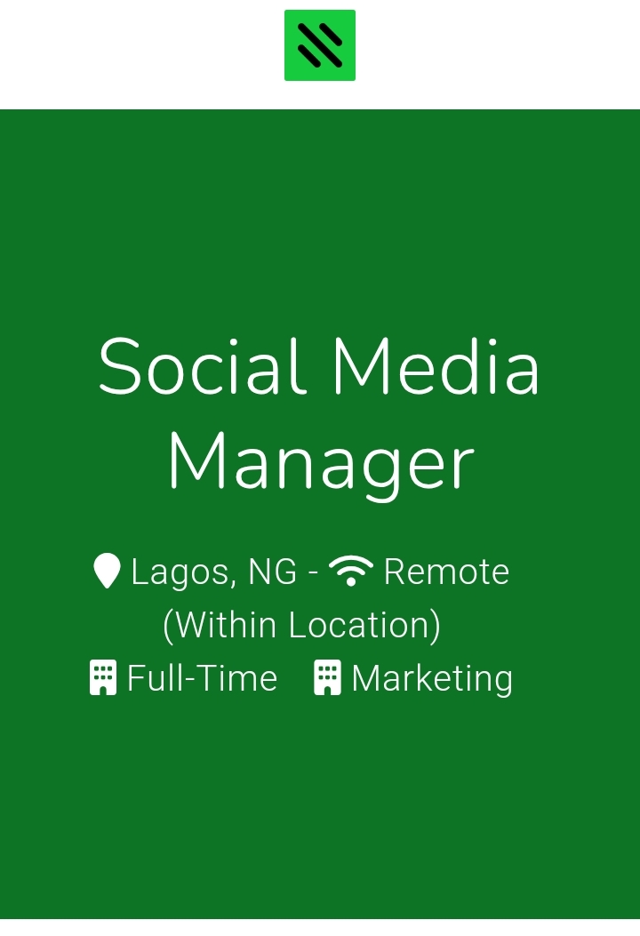 Remote Social Media Manager at Busha Digital LTD