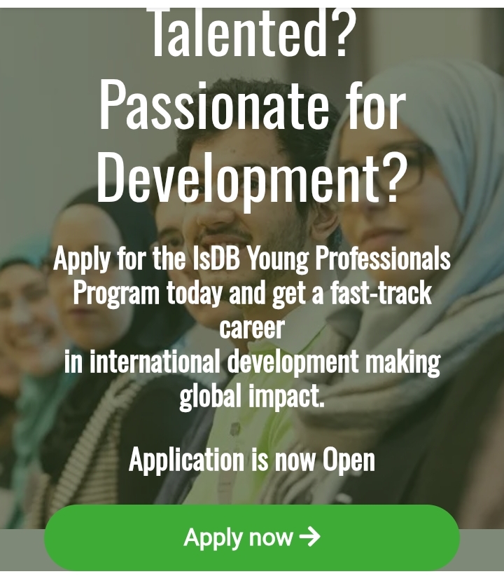 Call for Applications: IsDB Young Professionals Program 2025