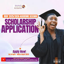Rehoboth Dream Solid Foundation Calls for Applications: 2025 RDSF Undergraduate Scholarship for Nigerian Students