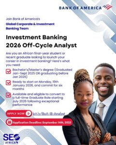 Paid Internship | Bank of America Off-Cycle Analyst Program 2026