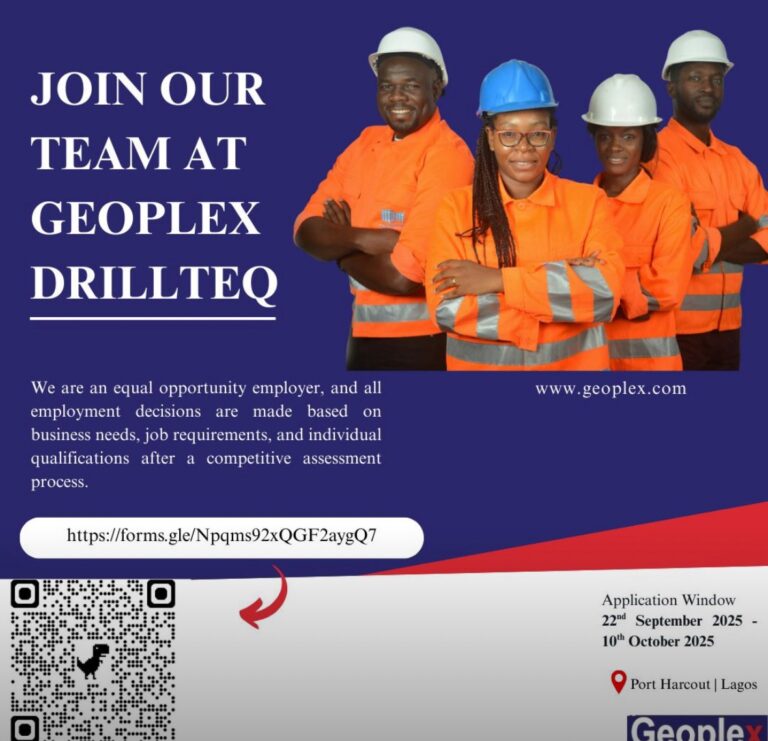 Join Geoplex Drillteq: Open Roles Across Multiple Departments