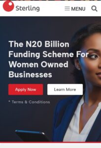 Apply Now: Sterling Bank and DBN Launch ₦20 Billion Funding Scheme for Women Entrepreneurs in Nigeria